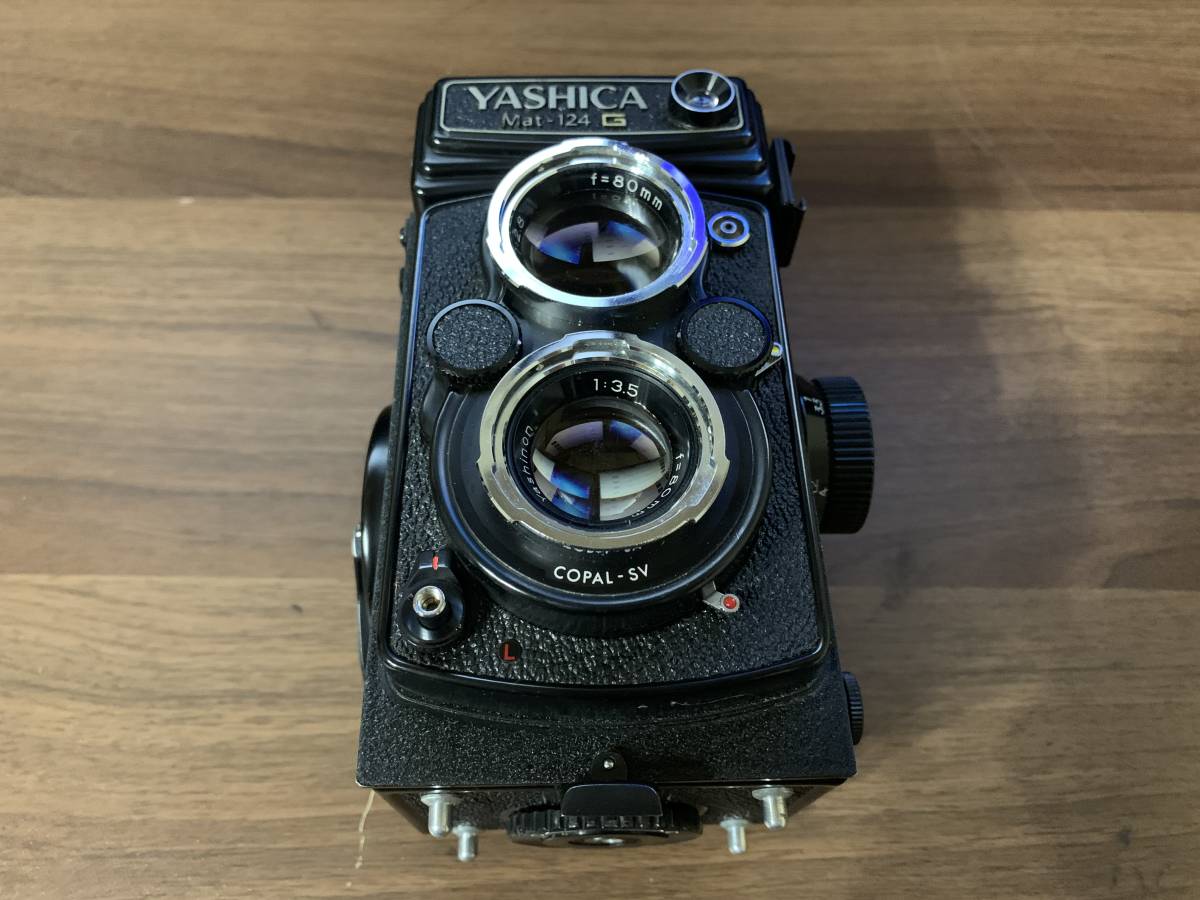 ヤシカ YASHICA Mat - 124g 80mm 1:3.5 レンズフード付 Mat-124g 