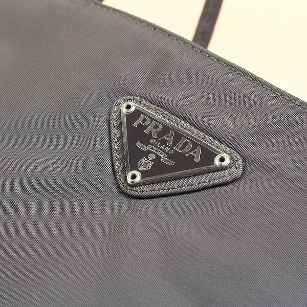 逸品◇PRADA/プラダ ナイロン トート ハンド バッグ グレーブラウン 