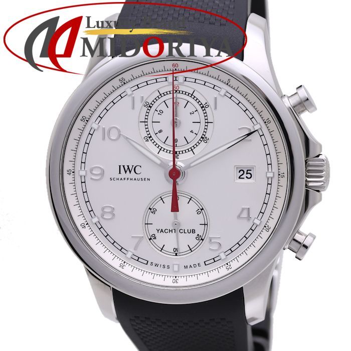 ヨットクラブ ポルトギーゼ IW390502 ポルトギーゼ・ヨットクラブ・クロノグラフ 今日のIWCはポルトギーゼ・ヨットクラブ・クロノグラフ ＩＷＣ IWC ポルトギーゼ ヨットクラブ IW390502 クロノグラフ メンズ オートマ フライバック 裏スケ シルバー文字盤 /36796 【中古】 腕時計