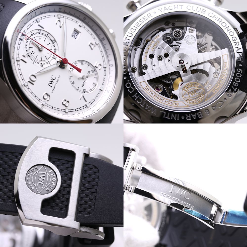 ヨットクラブ ポルトギーゼ IW390502 ポルトギーゼ・ヨットクラブ・クロノグラフ 今日のIWCはポルトギーゼ・ヨットクラブ・クロノグラフ ＩＷＣ IWC ポルトギーゼ ヨットクラブ IW390502 クロノグラフ メンズ オートマ フライバック 裏スケ シルバー文字盤 /36796 【中古】 腕時計