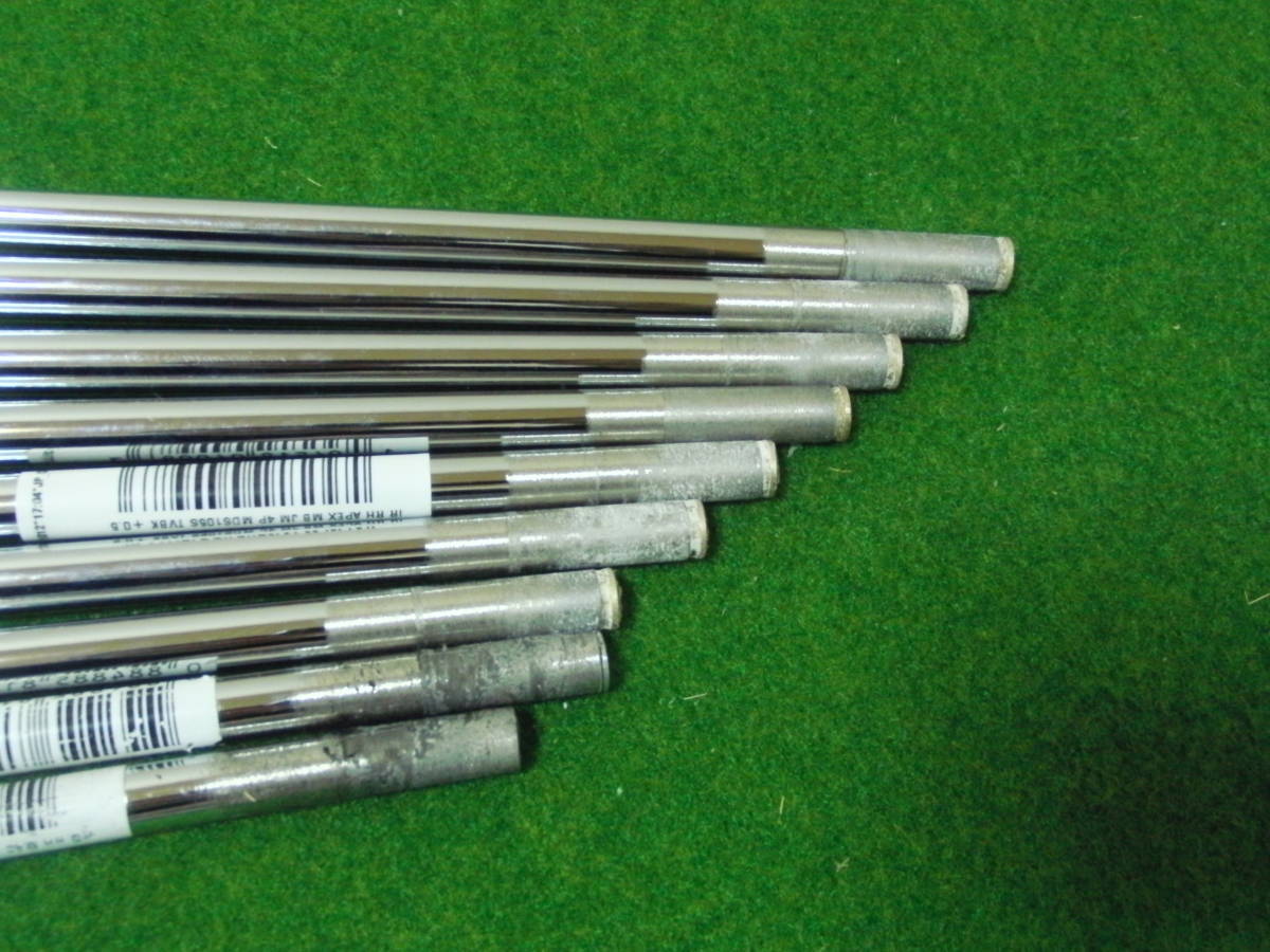 未使用即抜き N.S.PRO MODUS3 モーダス3 TOUR105S #4-PW 7本+TOUR120S #W 2本=計9本セット 日本シャフト モーダス アイアン用 ツアー105S_4
