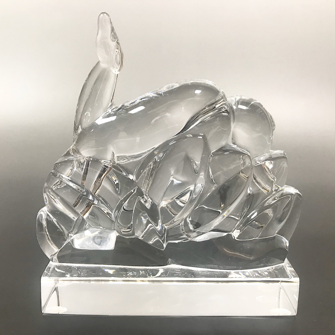 ☆希少品☆ バカラ Baccarat アールデコ 草原の鹿 クリスタル オブジェ