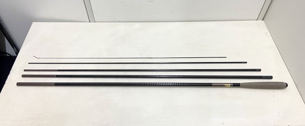 NFT ☆ 釣竿 パワーループ スーパー 葉影 硬調 16 5本継 仕舞110cm
