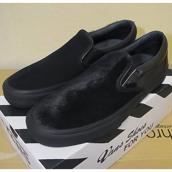 【大人気，SALE】 US10 VANS ENGINEERED GARMENTS バンズ エンジニアードガーメンツ スリッポン ハラコ スウェード パテントレザー ネイビー 28センチ(28.0cm)｜売買されたオークション情報、yahooの商品情報をアーカイブ 28.0cm