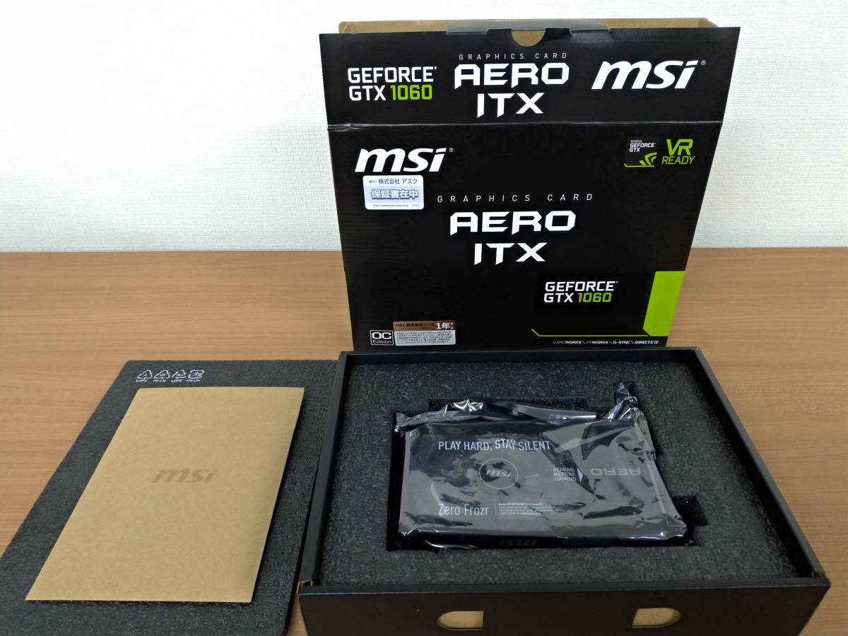 MSI GTX 1060 AERO ITX 6G OC グラフィックボード Msi Gtx1060 Aero
