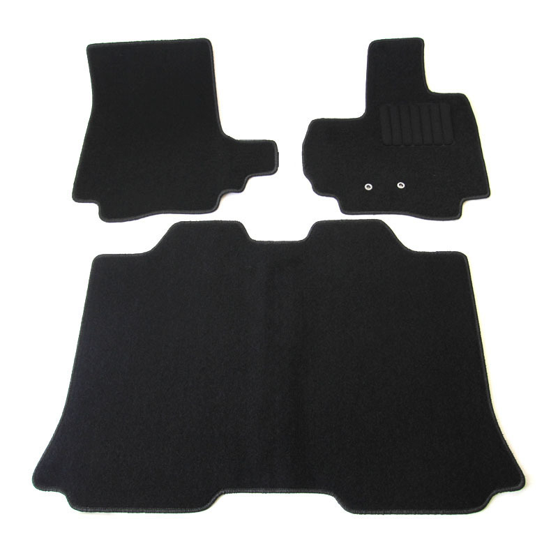 在庫処分品特価　ホンダ　N-BOX　JF1/JF2　リアスライドシート車用　ブラックフロアマット　1台分_1