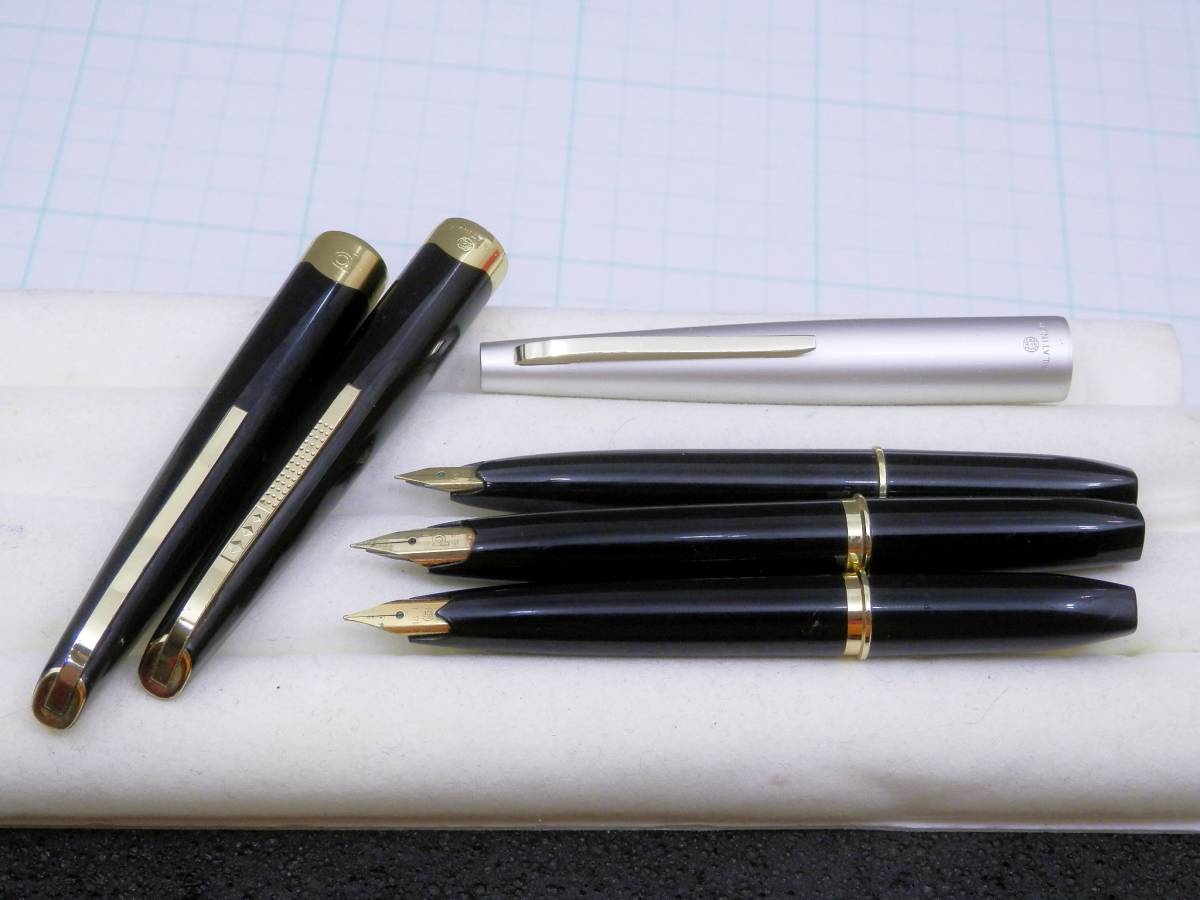 PLATINUM　ペン先18K・14K細字・14K万年筆　約33ｇ　現状品　売り切り_8