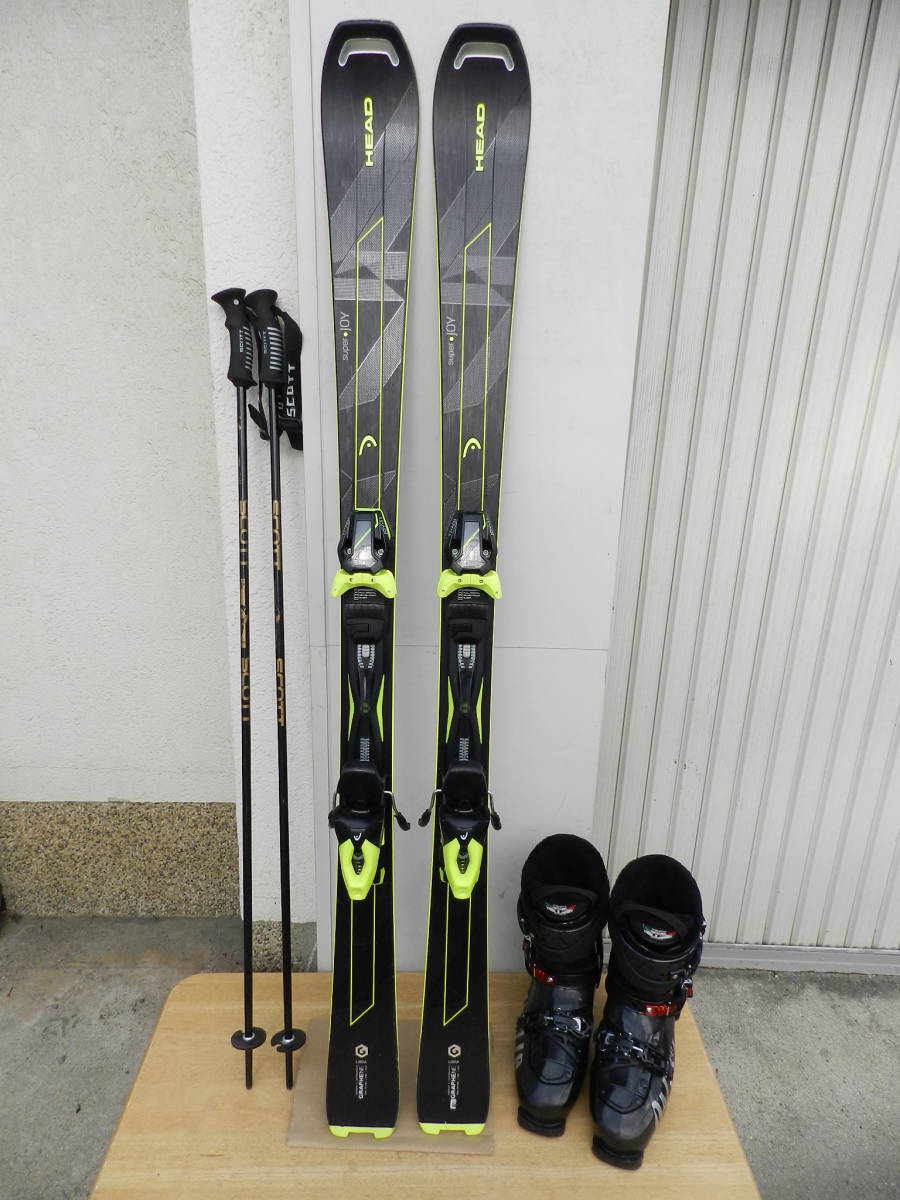  HEAD SUPERJOY148cm ダルベロ26.5cm スコット115cm スキーセット(板、ブーツセット)｜売買されたオークション情報、yahooの商品情報をアーカイブ公開 - オークファン 板、ブーツセット