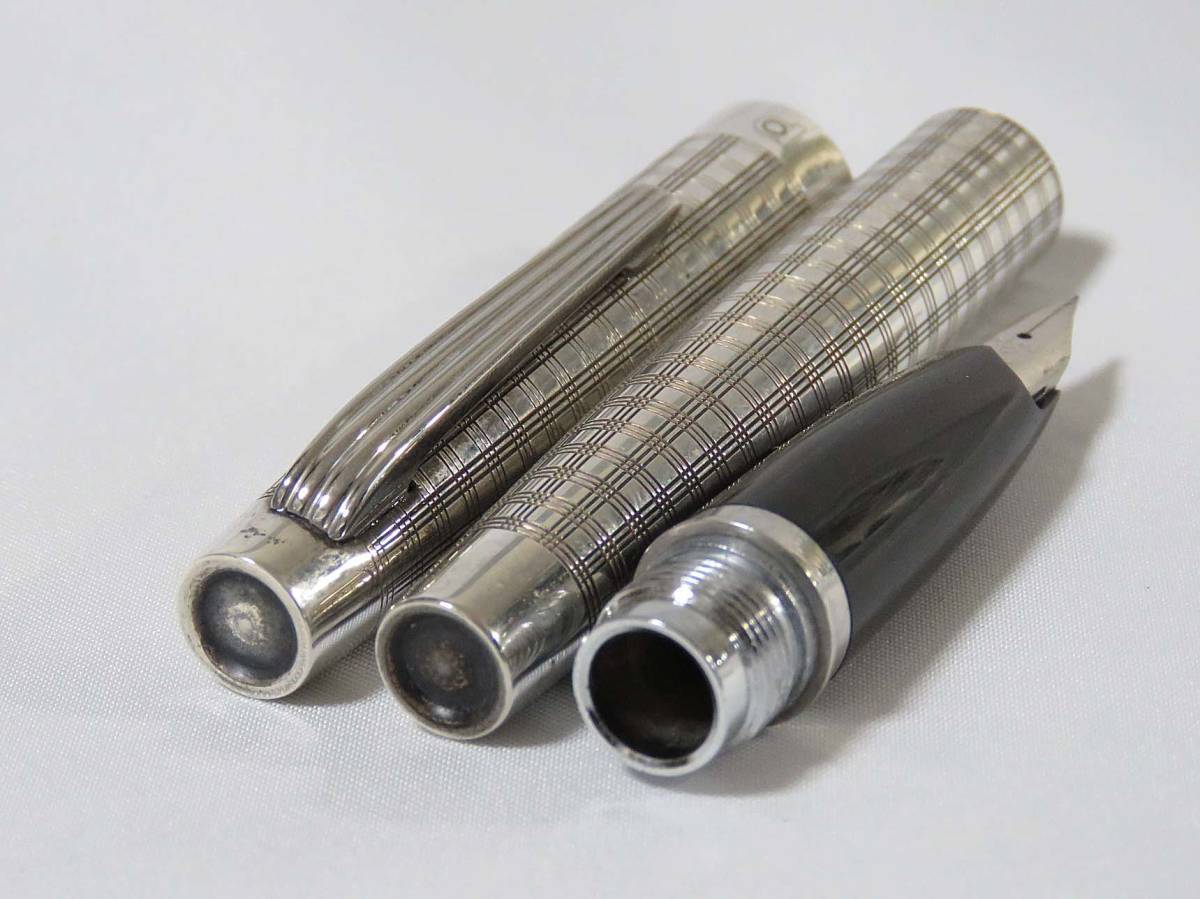 PLATINUM＊プラチナ万年筆＊銀製＊ペン先は18K WG＊送料無料_3