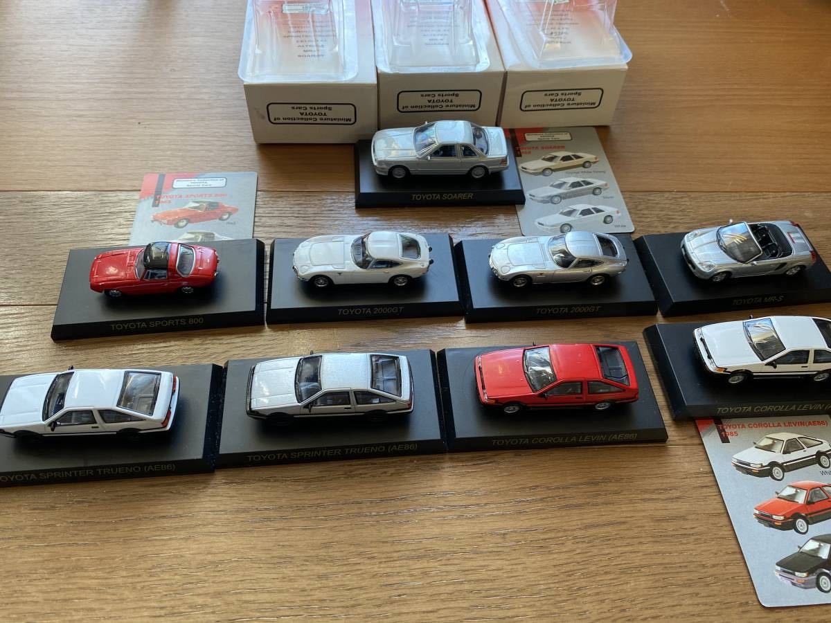 京商 トヨタ 1⁄64 TOYOTA ミニカー ミニカーコレクション | レッド