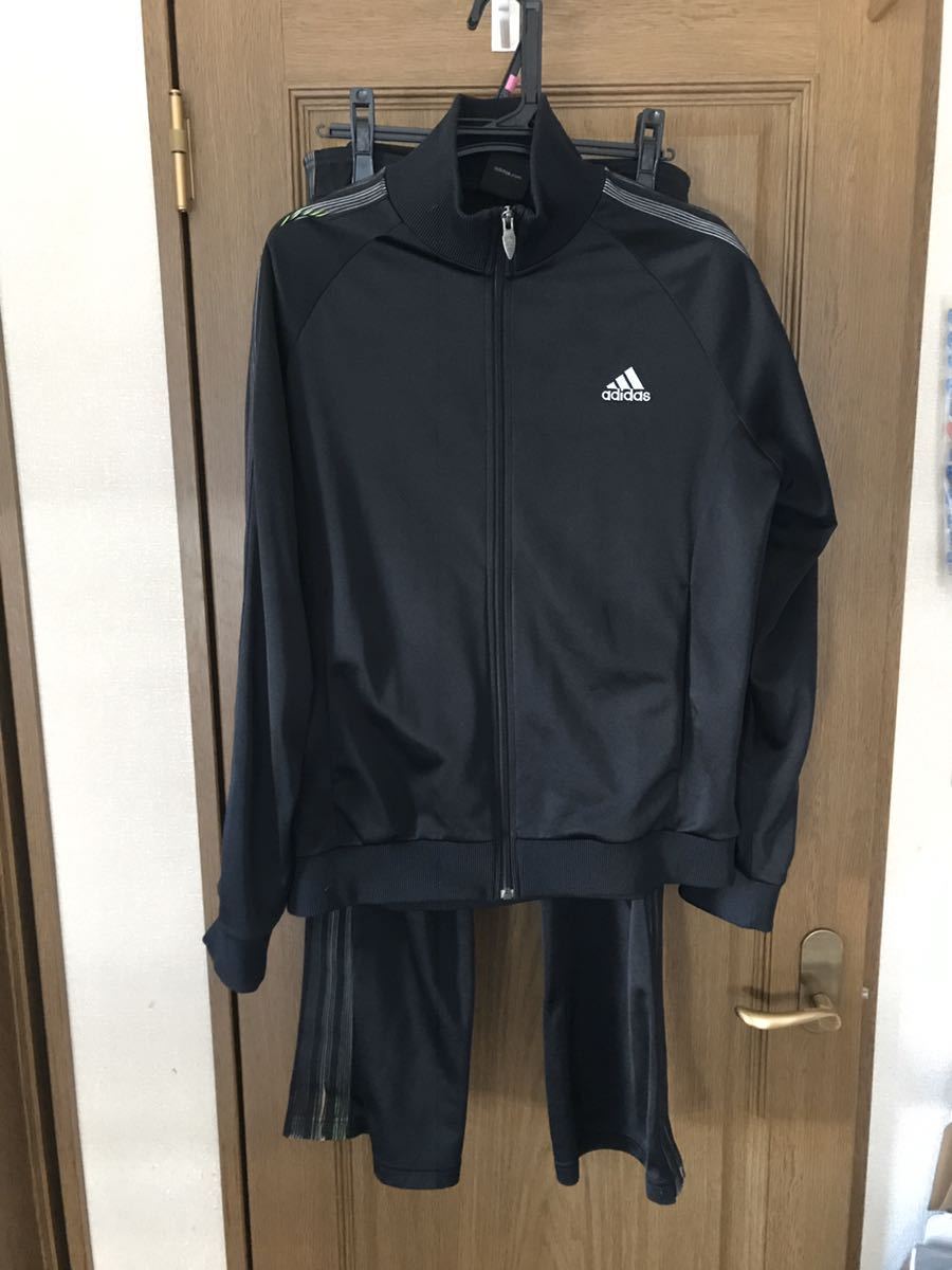 2026，最新作 adidas ジャージ上下 ジャージ 上下セット アディダス oサイズ ブラック clima lite(アディダス)｜売買されたオークション情報、yahooの商品情報をアーカイブ公開 - オークファン ジャージ