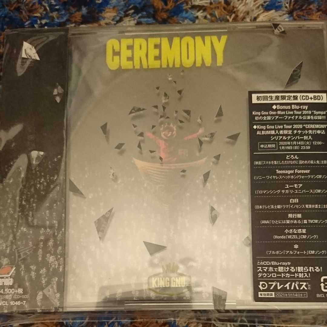 キングヌー アルバム ceremony初回生産盤 CD+BD 【公式通販】
