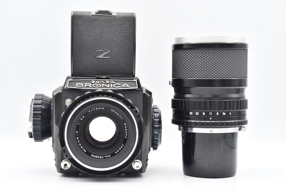 61☆ゼンザブロニカ ZENZA BRONICA NIKKOR-P 1:2.8 f=75mm ジャンク扱