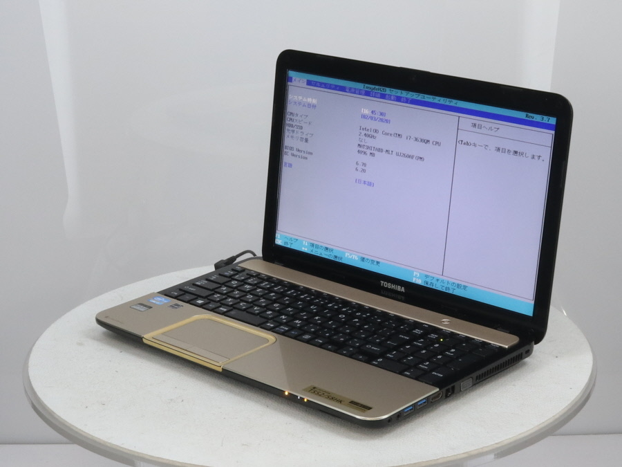 TOSHIBA PT55258HBMK dynabook T552/58HK Core i7 3630QM 2.40GHz 4GB