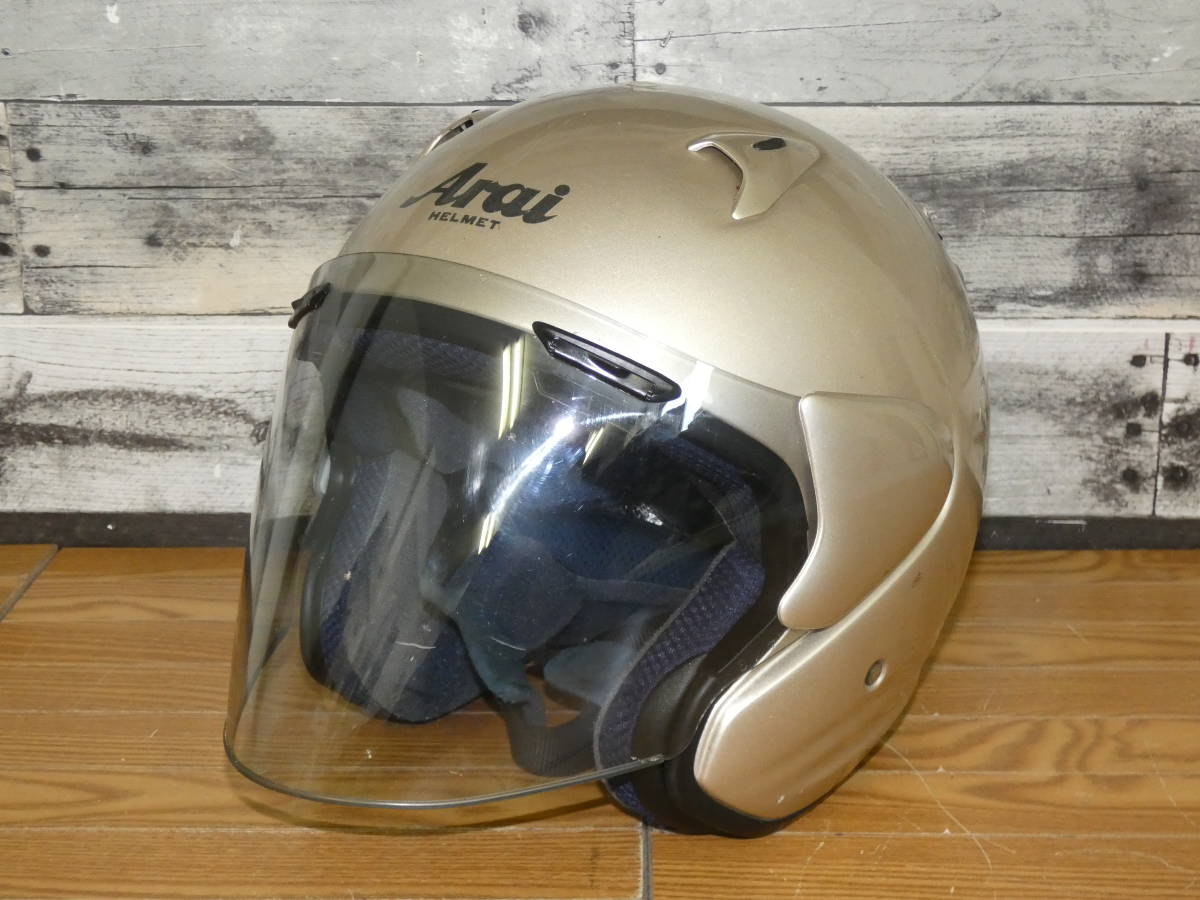 ■人気！☆アライ☆Arai☆SZ-F☆61～62cm☆XL☆送料サービス■ Arai アライ SZ-F ジェットヘルメット 61-62㎝ XL 2007年製＠100(7024
