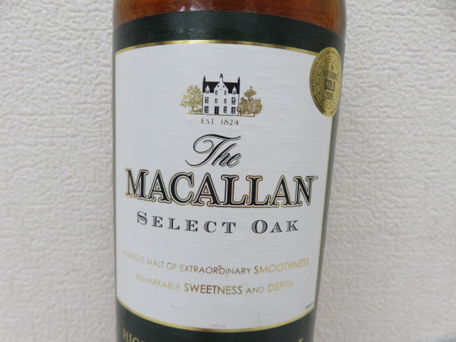 Macallan Oak Whisky Select Malt Scotch Single | The 0 Collection