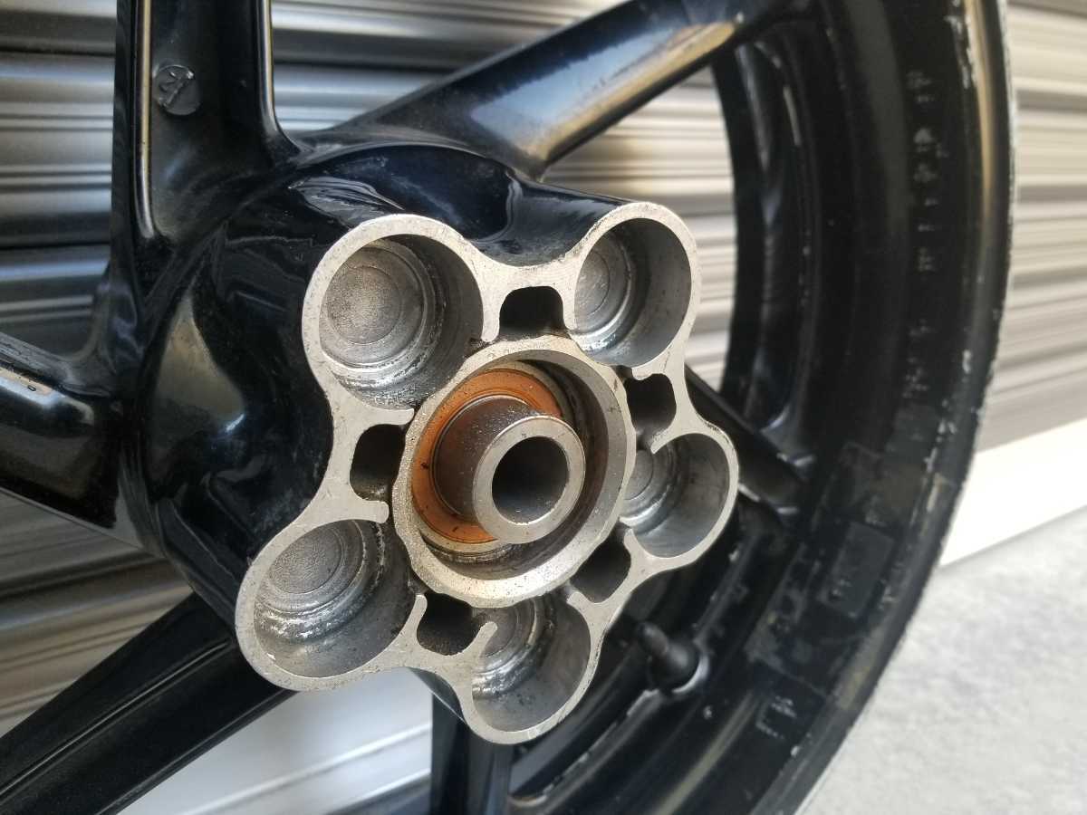 HONDA NSR250R MC21純正品アルミリアホイール黒 NSR250R MC21 純正 リアホイール 4.50×17