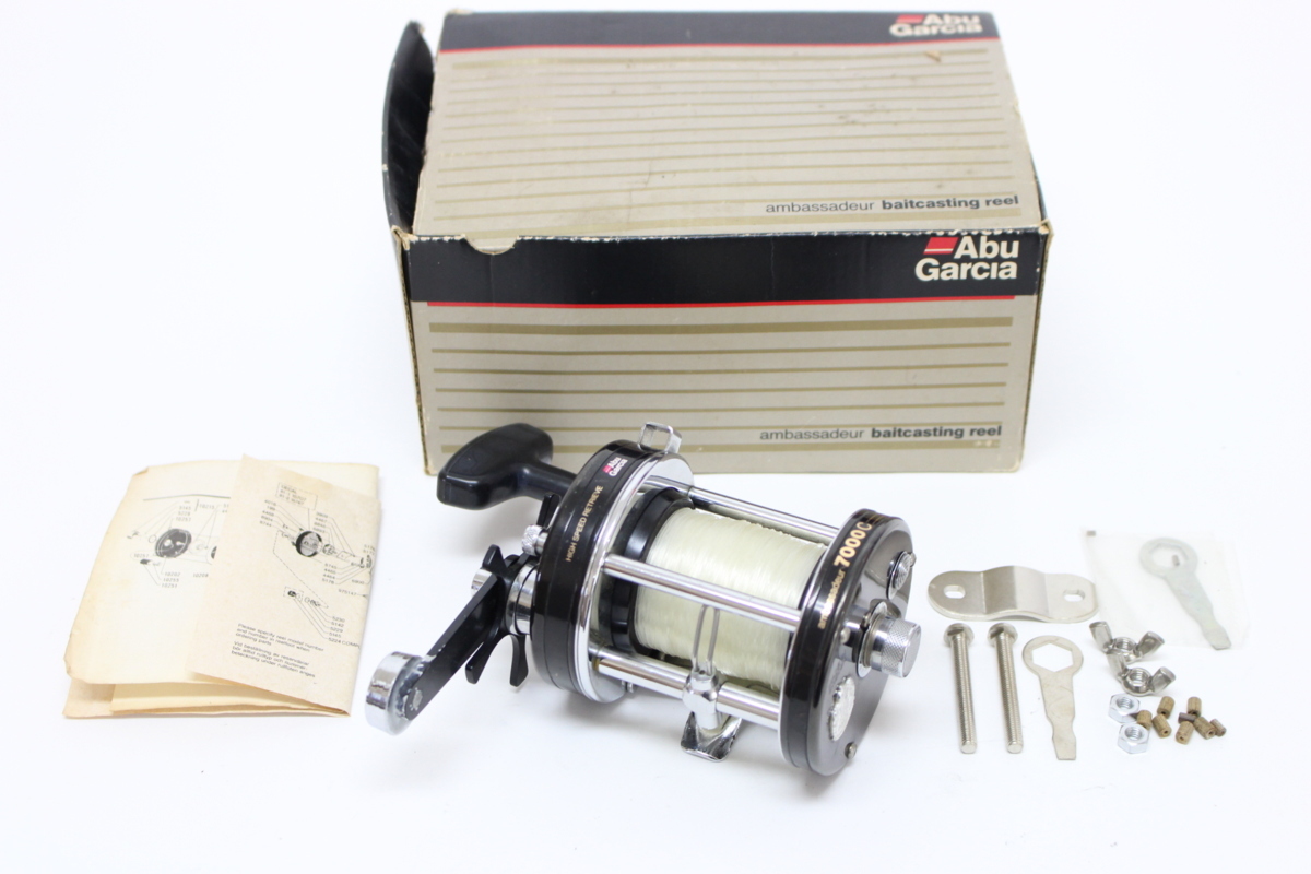 アンバサダー 87-88 7000C Abu Garcia Ambassadeur アブガルシア リール 釣具 81-2 Yahoo!オークション - ABU 0 レッド RED