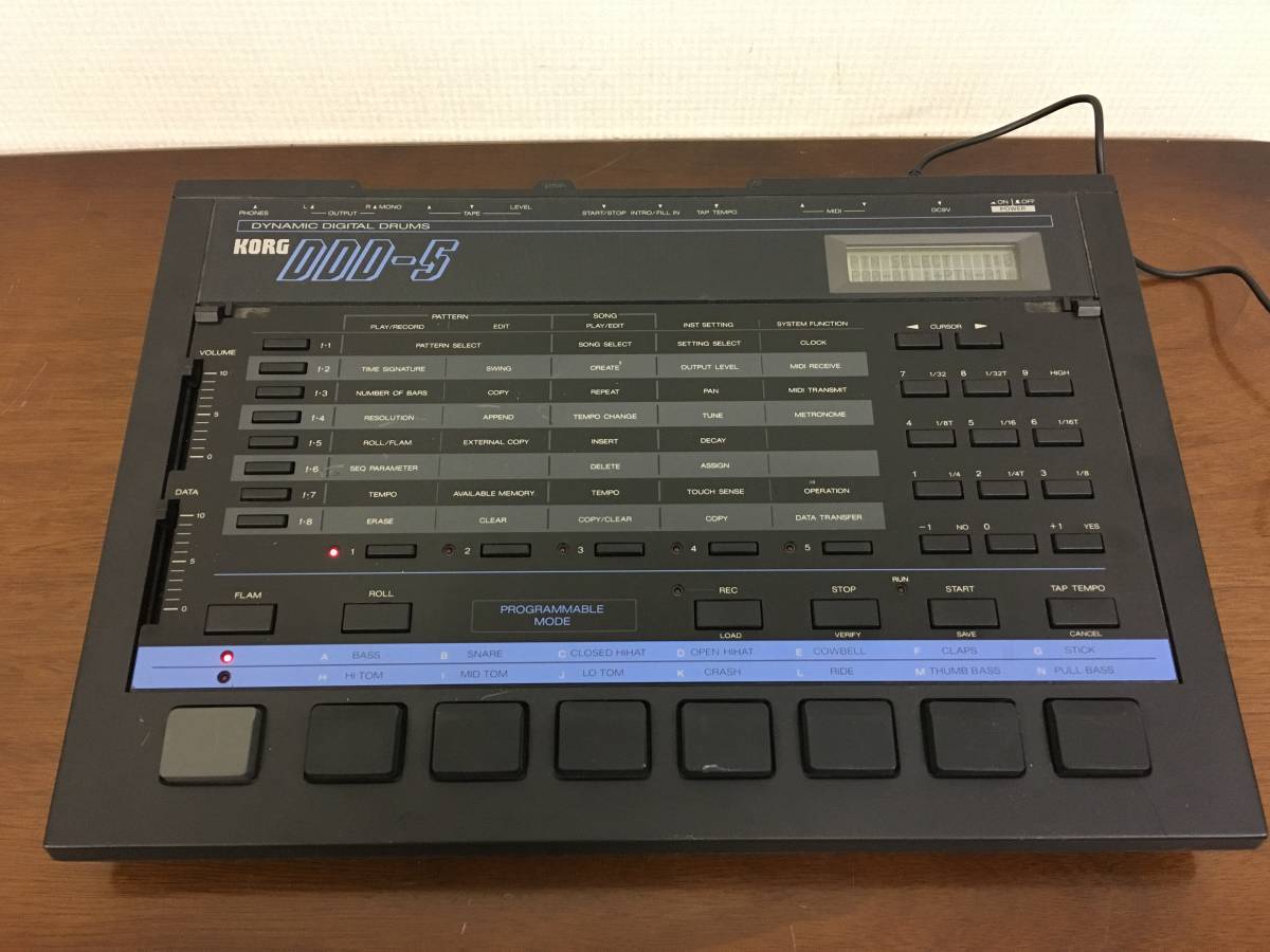 DDD-5 Korg | Vintage Digital - Dynamic Drum KORG Machine Explorer
