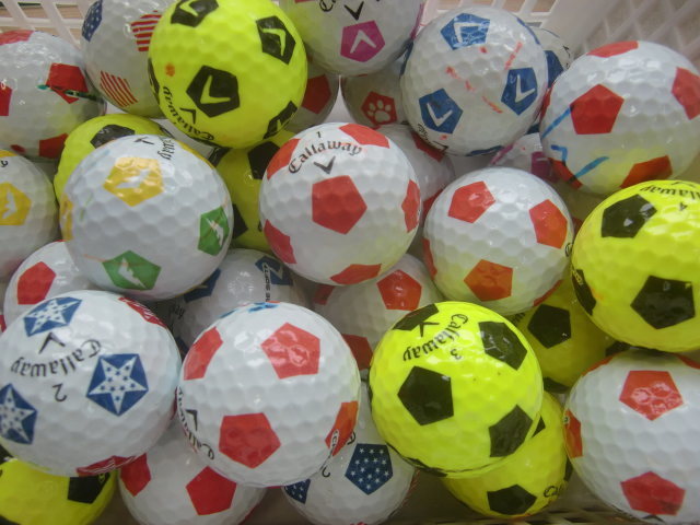 セール，正規品 ロストボール Callaway サッカー柄 ５０球(50個～)｜売買されたオークション情報、yahooの商品情報をアーカイブ公開 - オークファン ボール