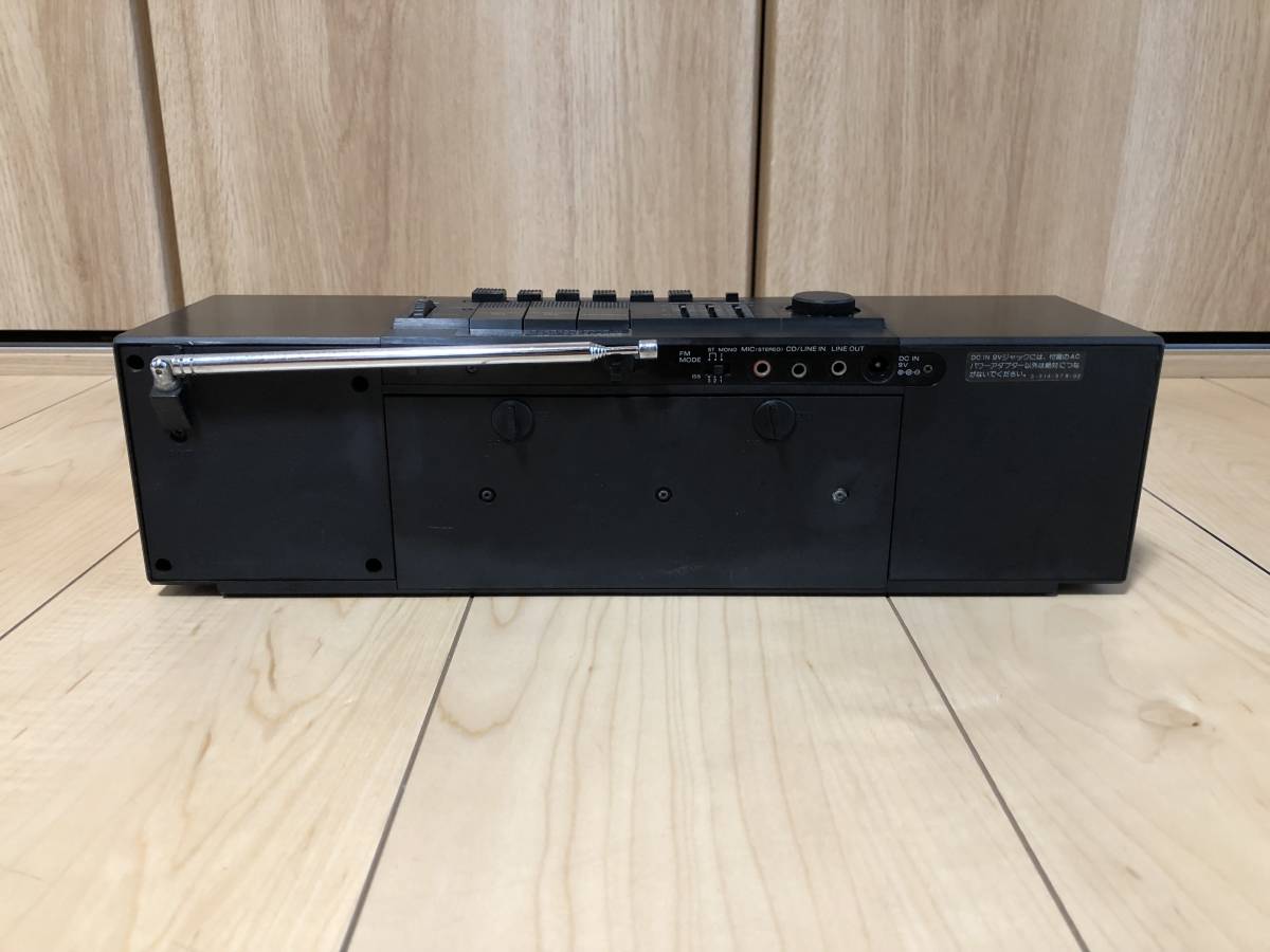 SONY ZX-7 ラジカセ ACアダプター付 FM/AM ステレオ カセット