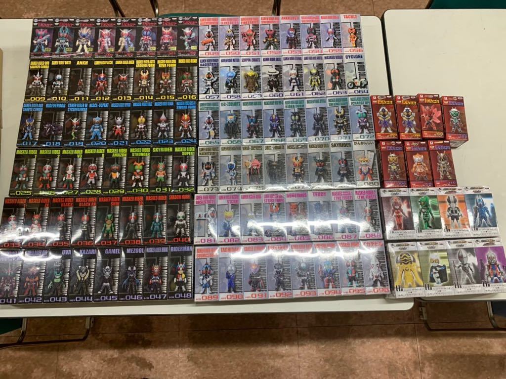 仮面ライダー コレクタブル ワーコレ フィギュア 未開封 103体セット＋