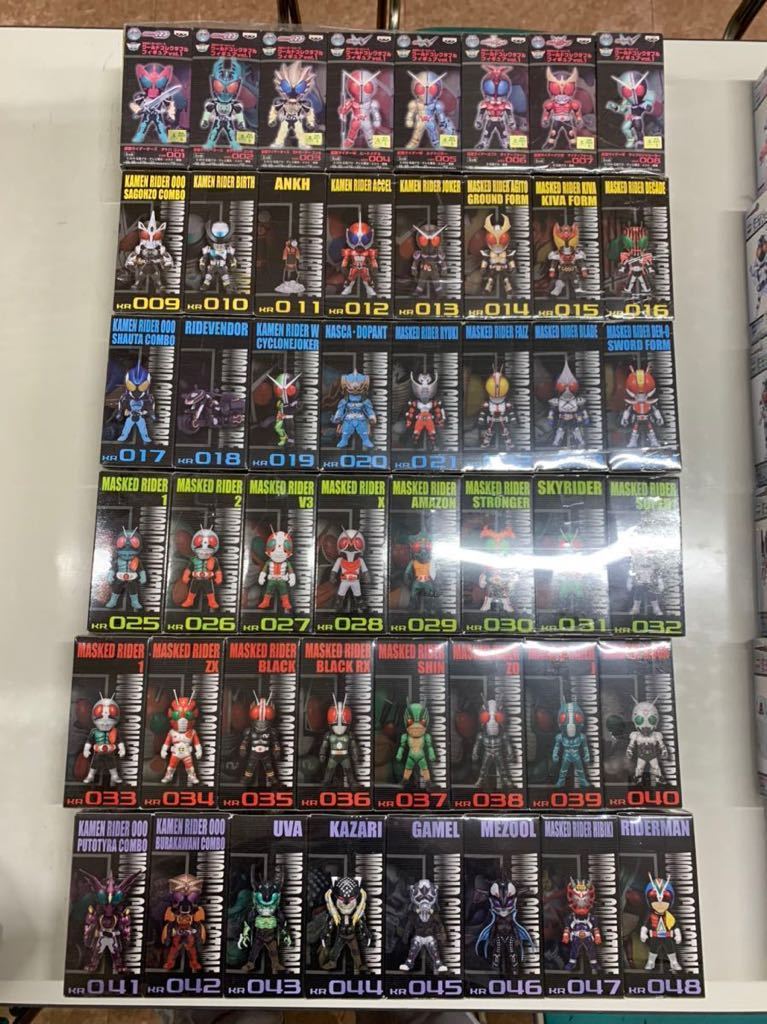 仮面ライダー コレクタブル ワーコレ フィギュア 未開封 103体セット＋