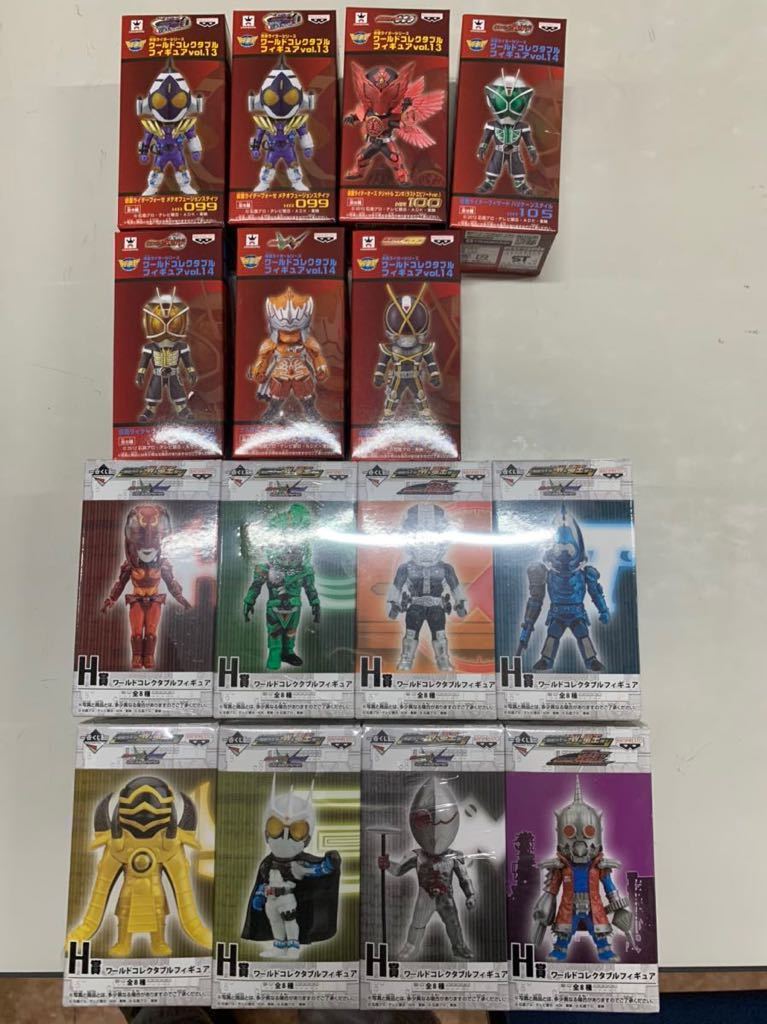 仮面ライダー　ワーコレ　一番くじ　キターッ！編　未開封 仮面ライダー コレクタブル ワーコレ フィギュア 未開封 103体セット＋
