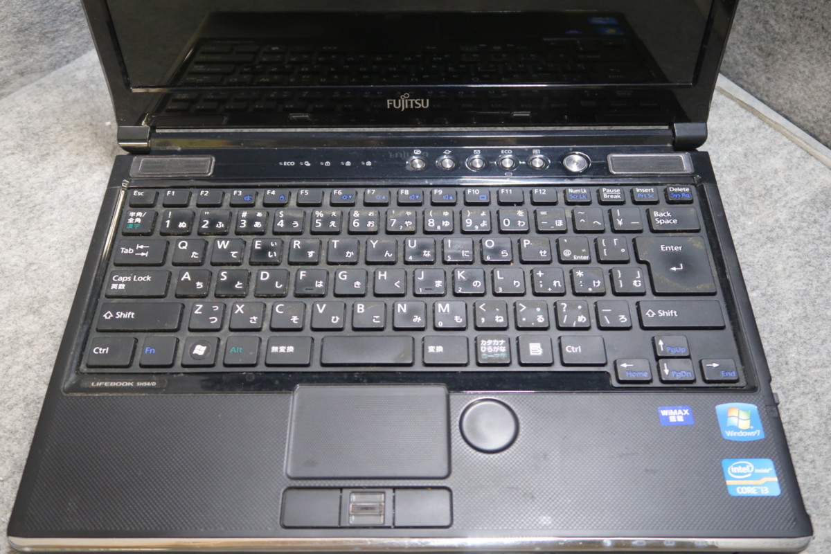 富士通 LIFEBOOK SH54/D Core i3-2310M 2.1GHz 2GB DVDスーパーマルチ 