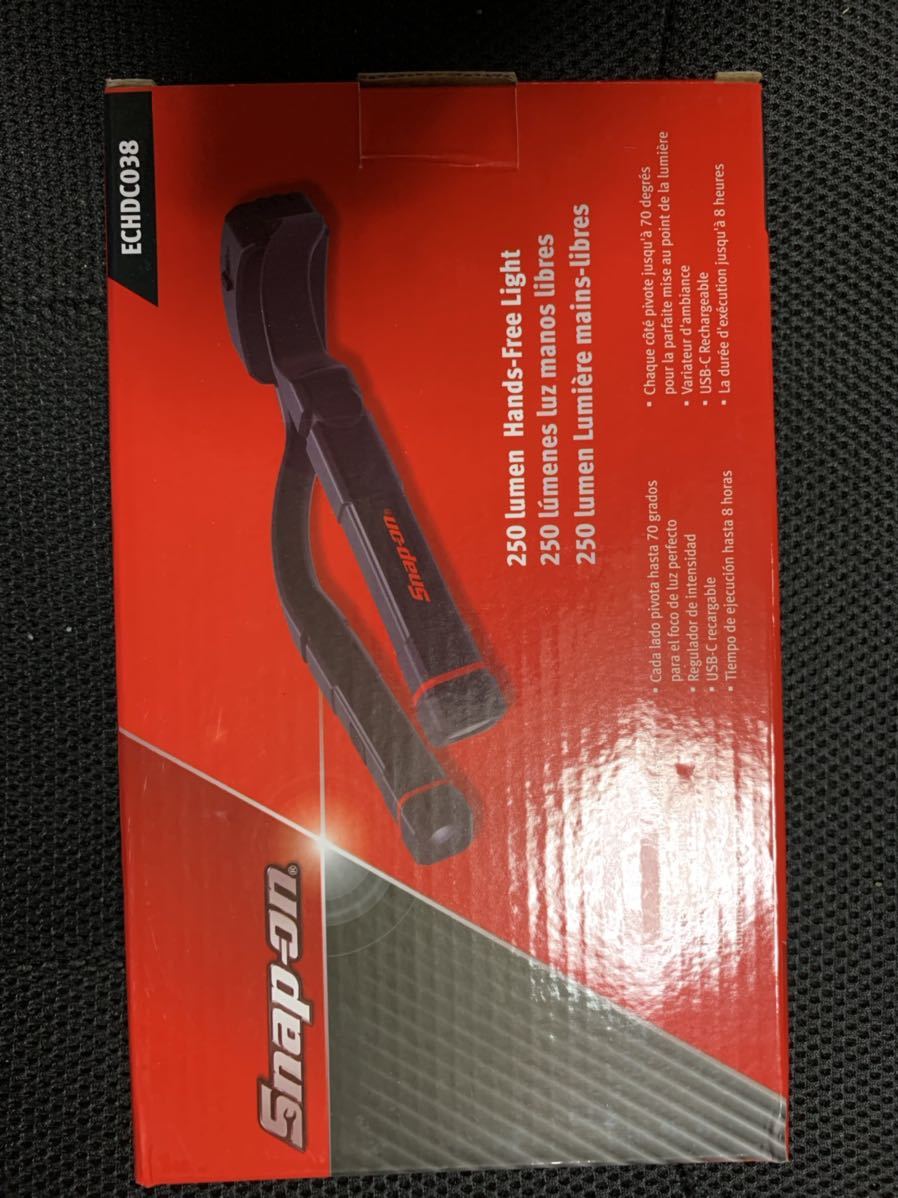 ☆新品 Snap-on スナップオン ECHDC038 ハンズフリー 充電式 LED