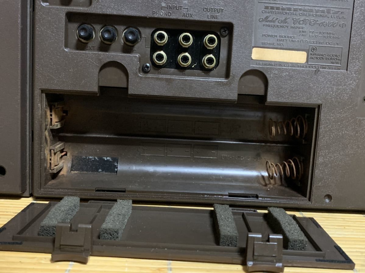 希少】レトロ marantz マランツ カセットデッキ ステレオシステム CRS