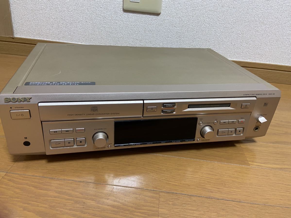 CD MXD-D3 SONY ソニー MDデッキ MDレコーダー MD CDデッキ MINIDISC CD⁄MD