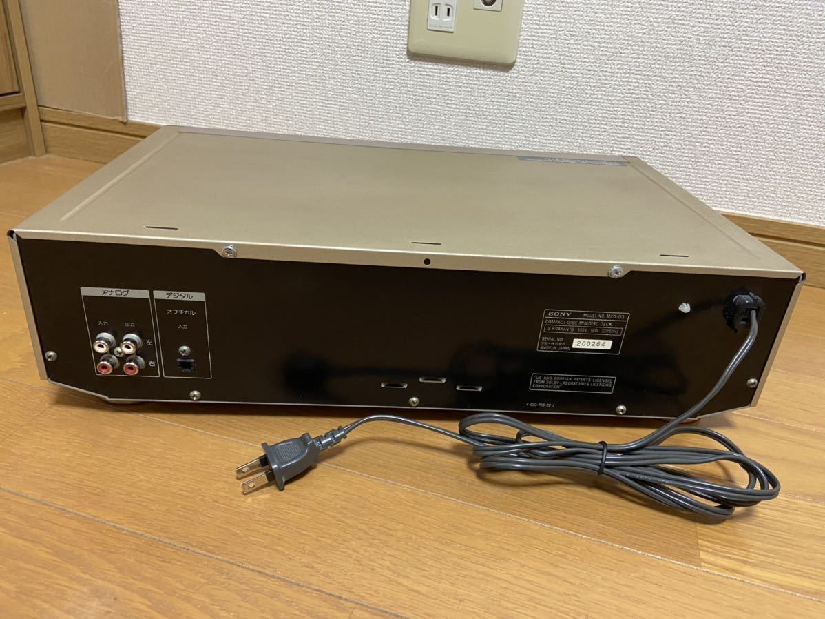 CD MXD-D3 SONY ソニー MDデッキ MDレコーダー MD CDデッキ MINIDISC CD⁄MD