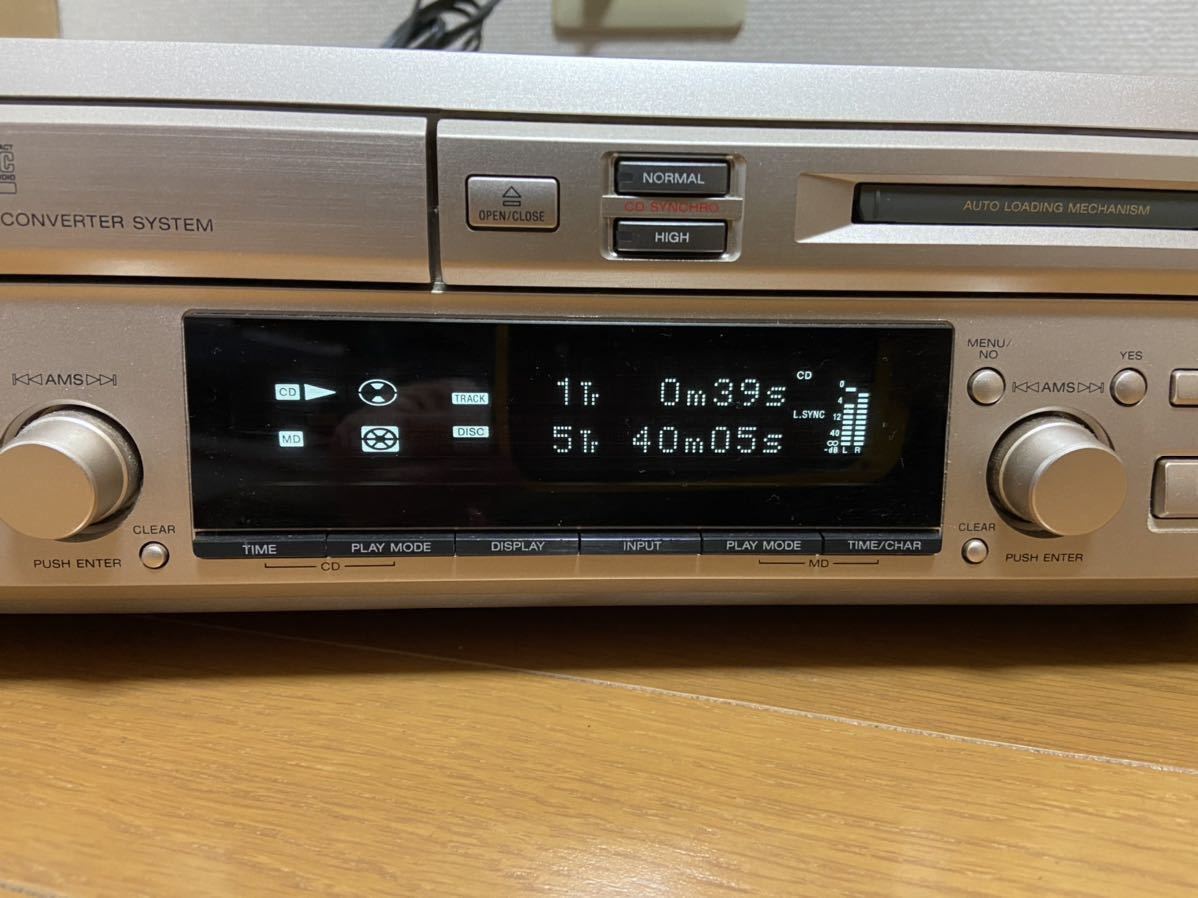 CD MXD-D3 SONY ソニー MDデッキ MDレコーダー MD CDデッキ MINIDISC CD⁄MD