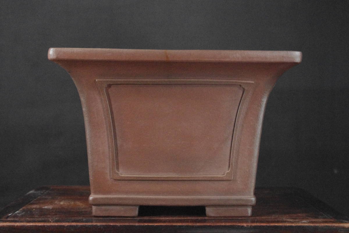  盆栽日和 和鉢 山秋 外縁額面下帯正方鉢 30.5㎝(鉢)｜売買されたオークション情報、yahooの商品情報をアーカイブ公開 - オークファン 鉢