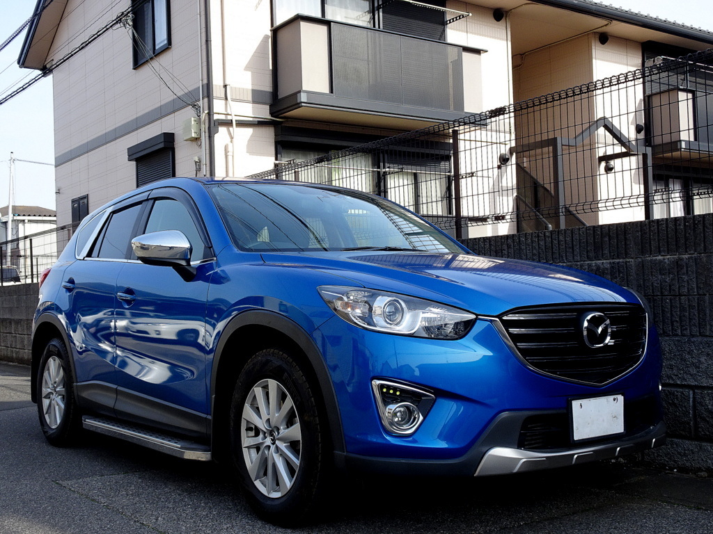 CX-5 4WDディーゼルターボ★車検令7年8月3日★ナビ★サイド＆バックモニター★TV★トラクションコントロール★アルミ★ドライブレコーダ★ マツダ XD CX-5 スマートエディション ディーゼル バックカメラ