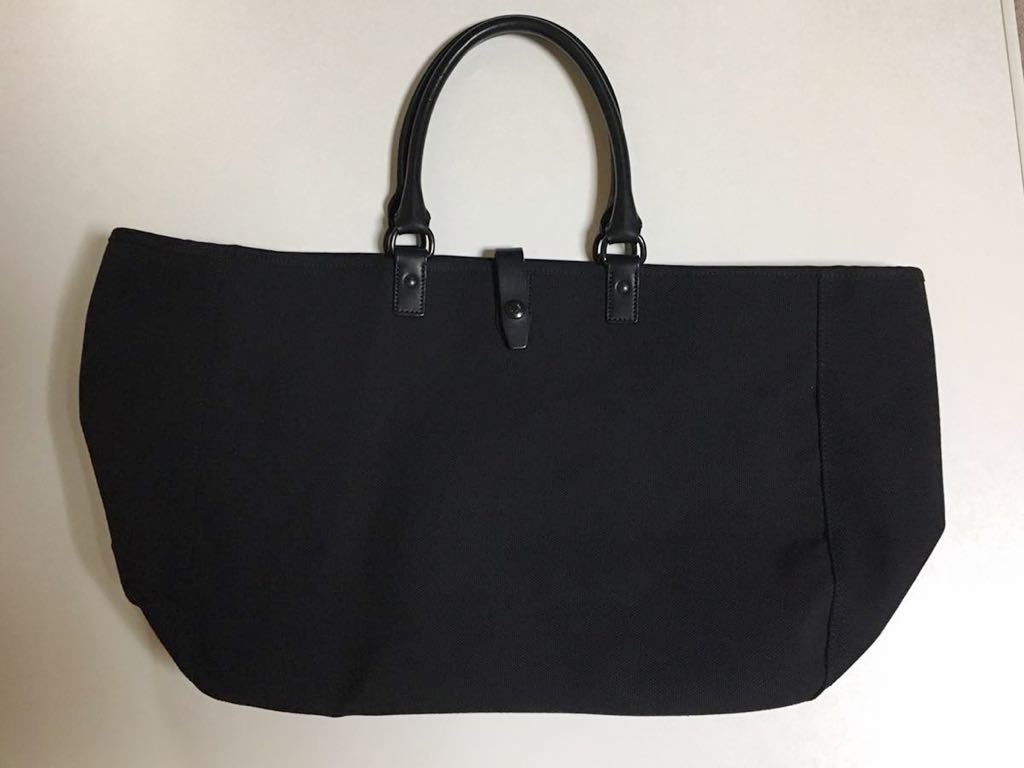 Rags McGREGOR × PORTER ラグスマックレガー ポーター TOTE BAG トート バッグ 黒 牛革 吉田カバン 別注 コラボ 野口強 ブラック Rags McGREGOR ラグスマックレガー 大容量 ナイロン 2013-14年秋冬コレクション