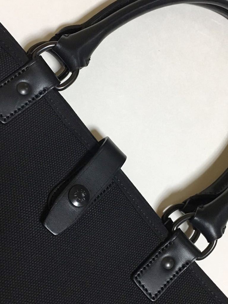 Rags McGREGOR × PORTER ラグスマックレガー ポーター TOTE BAG トート バッグ 黒 牛革 吉田カバン 別注 コラボ 野口強 ブラック Rags McGREGOR ラグスマックレガー 大容量 ナイロン 2013-14年秋冬コレクション