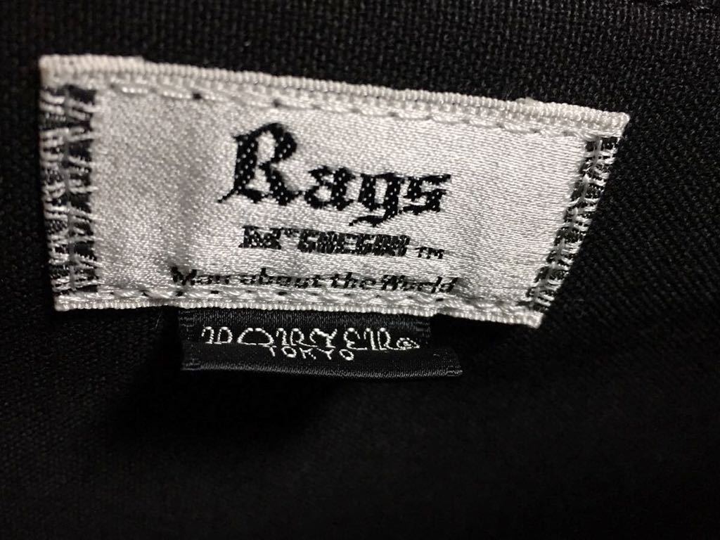 Rags McGREGOR × PORTER ラグスマックレガー ポーター TOTE BAG トート バッグ 黒 牛革 吉田カバン 別注 コラボ 野口強 ブラック Rags McGREGOR ラグスマックレガー 大容量 ナイロン 2013-14年秋冬コレクション