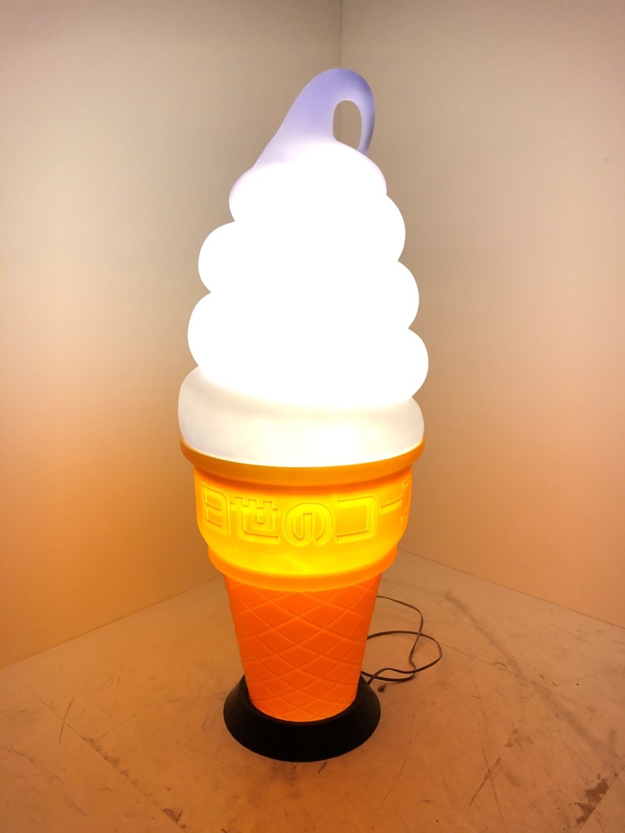 ソフトクリーム 看板 ディスプレイ 店舗用 日世 ソフトクリーム 看板 ディスプレイ 電光 ディスプレイ 照明