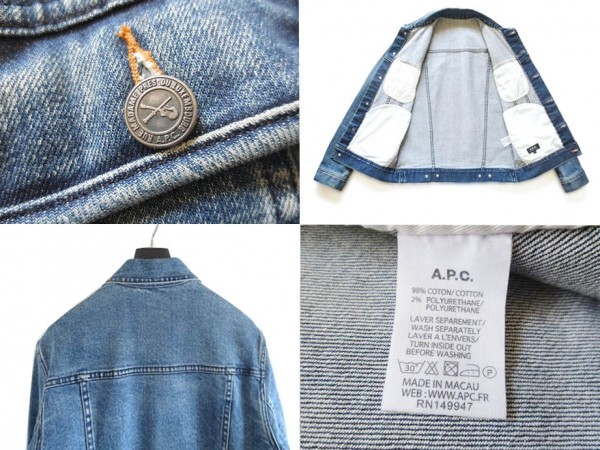 定価3.1万 ワンオク taka着 A.P.C. アーペーセー VESTE US DENIM 