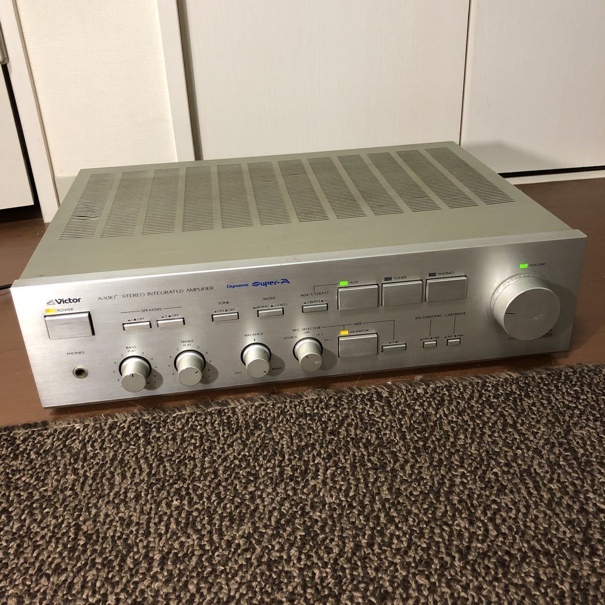 【定価︰￥59800・1982年】 VICTOR A-X110＋プリメインアンプ 定価︰￥59800・1982年】 VICTOR A-X110＋プリメインアンプ VICTOR