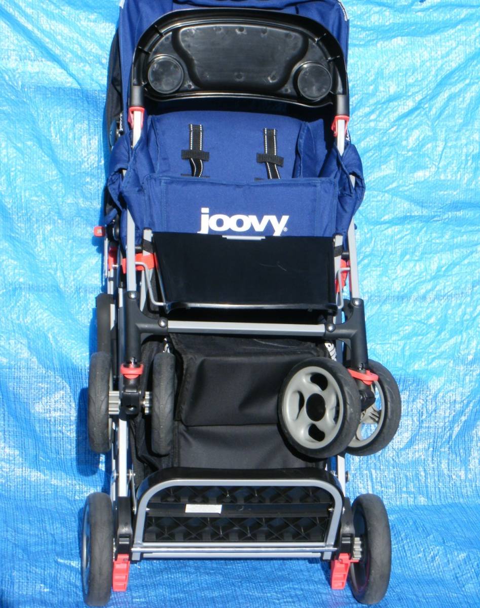 外出・移動用品 Joovy ジュービー 縦型 二人乗りベビーカー ブラック