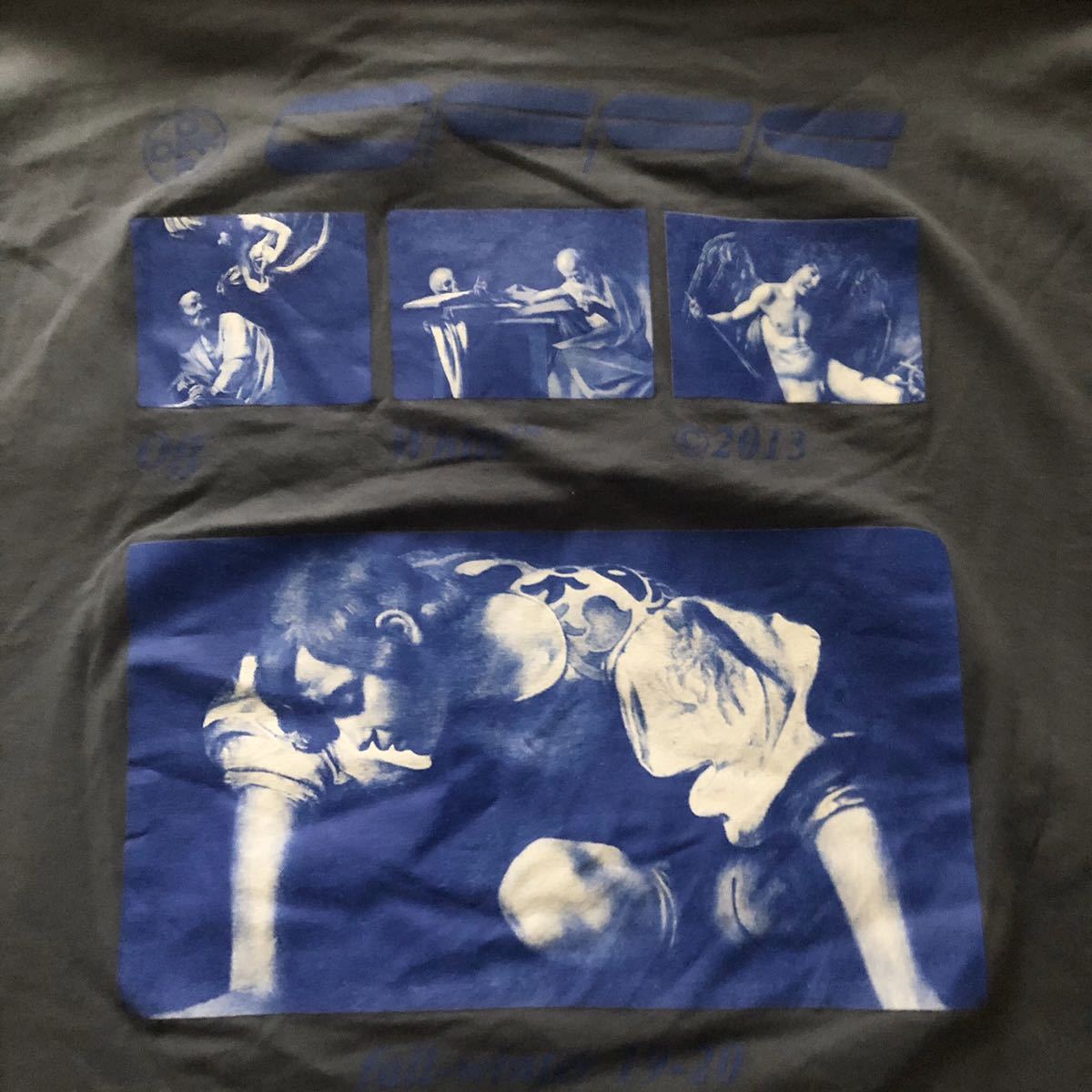 19AW】OFF-WHITE HARDCORE CARAVAGGIO DOUBLE TEE HOOD