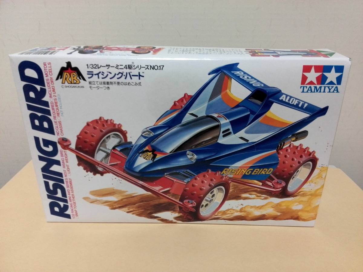 人気，100%新品 イタミあり タミヤ 1/32 ミニ四駆 ライジング バード レーサーミニ4駆シリーズ NO.17(ミニ四駆)｜売買されたオークション情報、yahooの商品情報をアーカイブ公開 - オークファン ミニ四駆