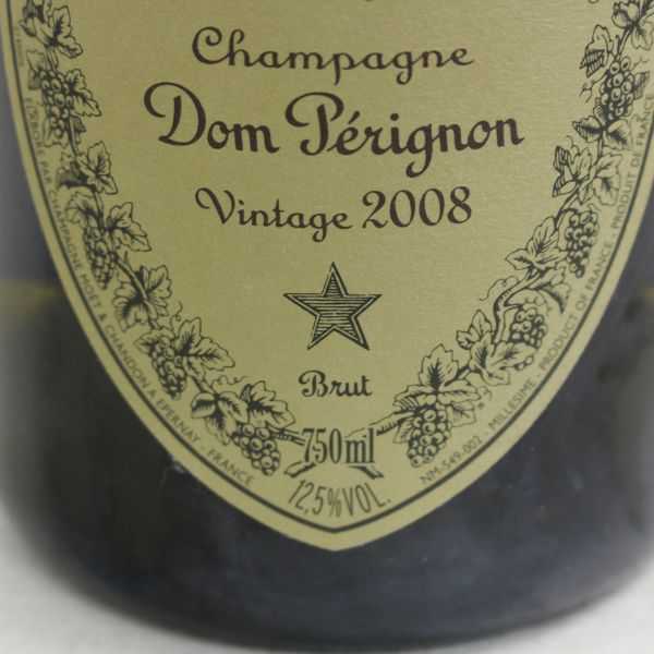 ☆1円～ Dom Perignon（ドンペリニヨン） 2008 750ml N9L2861 Dom Perignon ドンペリニヨン 6本 0 only