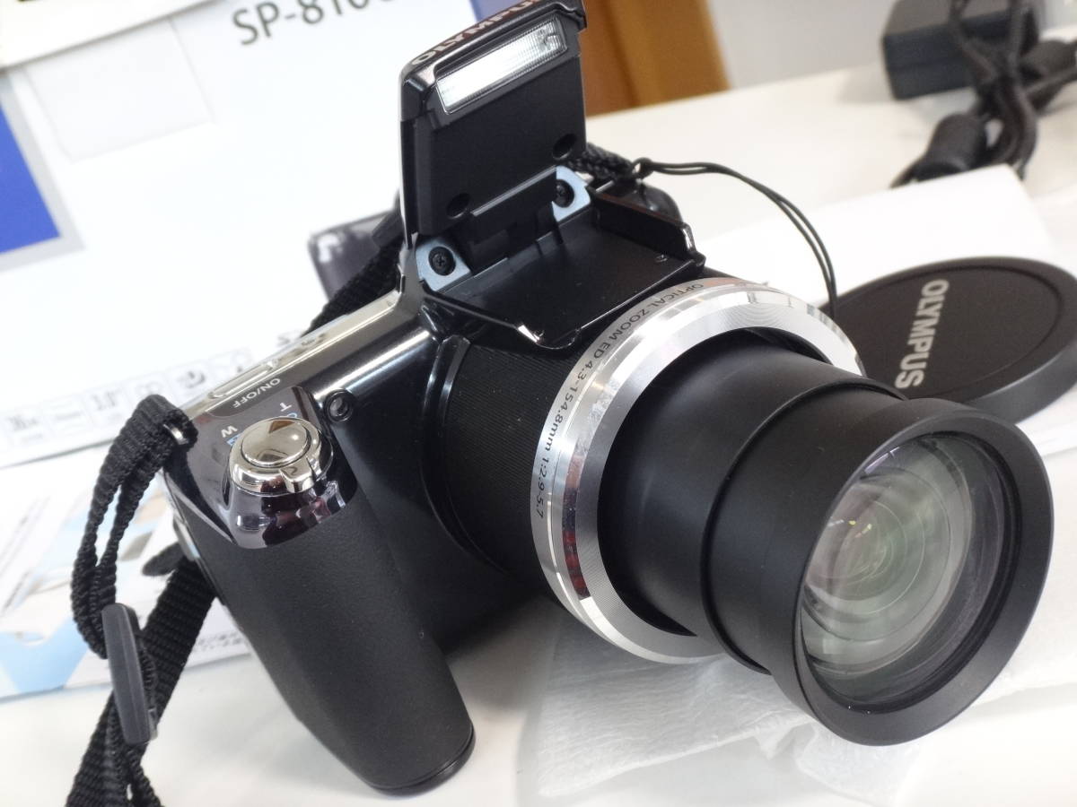 SP-810UZ OLYMPUS | デジタルカメラ ブラック オリンパス ☆動作OK 