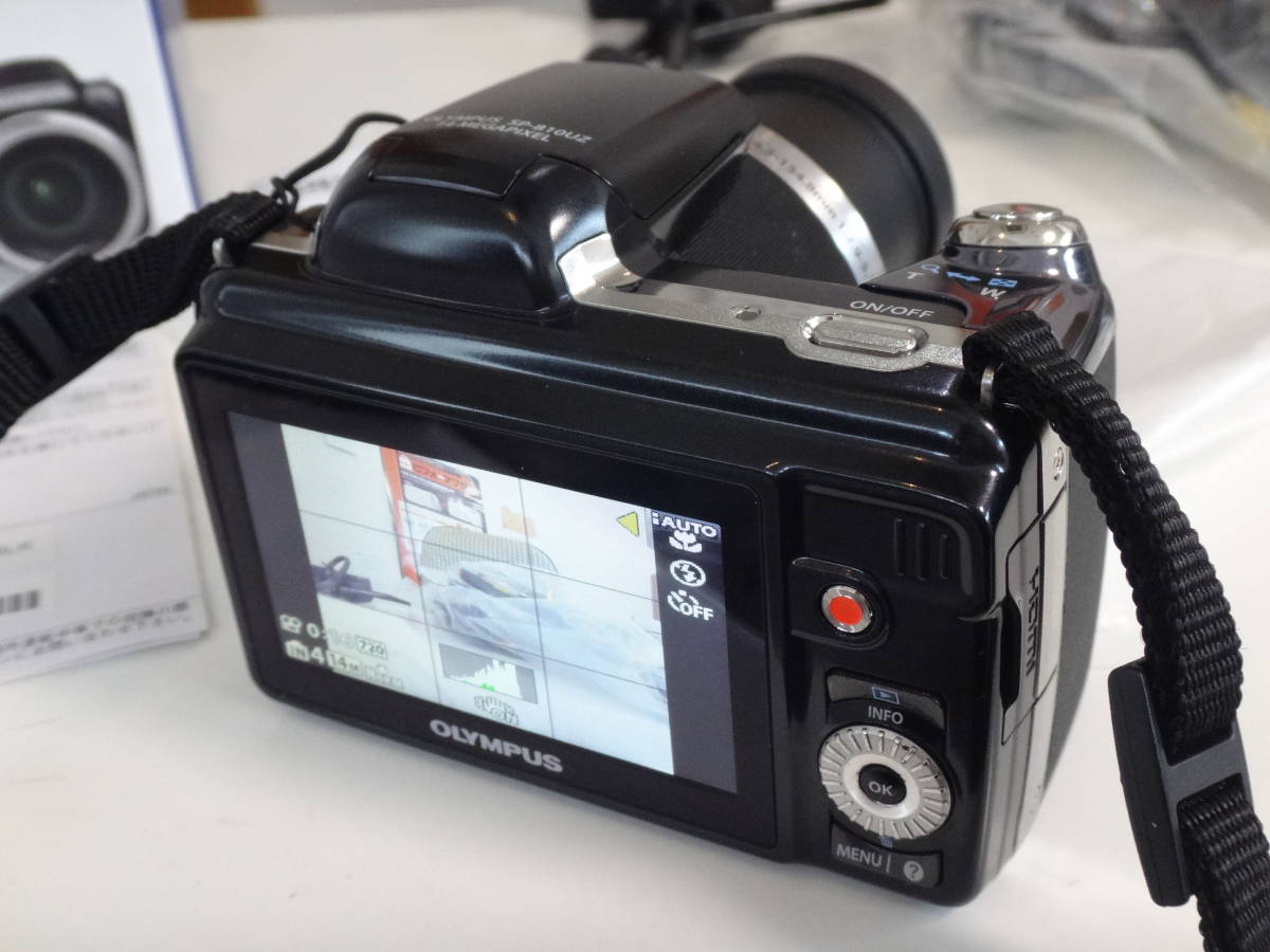 SP-810UZ OLYMPUS | デジタルカメラ ブラック オリンパス ☆動作OK 