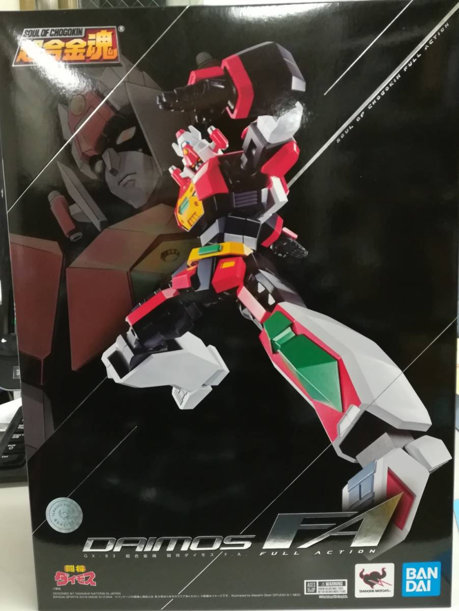 GX-83 闘将ダイモス 超合金魂 | F.A. レビュー F.A.」が登場！表情