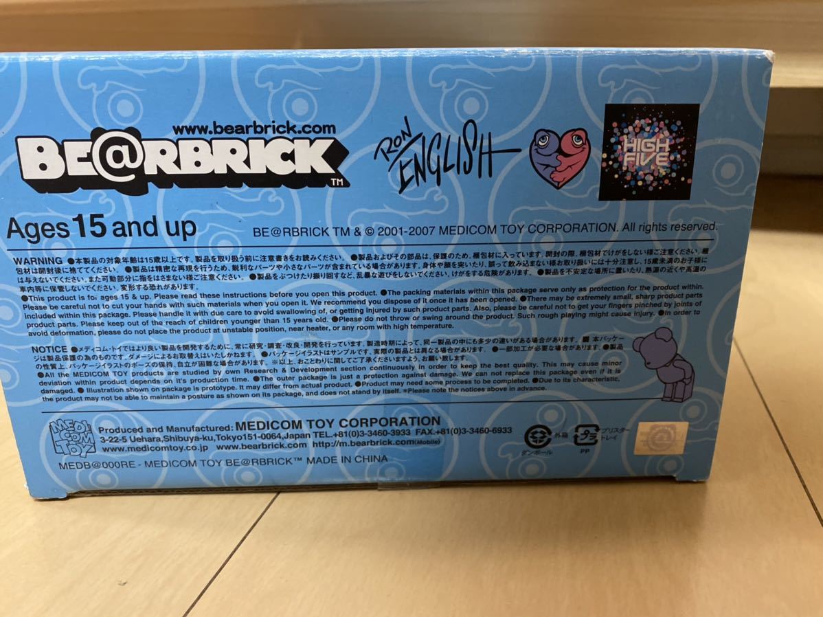 正規品 美品 ベアブリック ロン・イングリッシュ BE@RBRICK RON